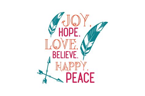 Love Hope Peace Joy Banner