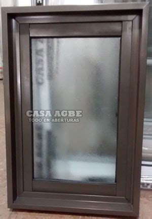 Raja De Aluminio Ventana De Abrir Vidrio Fantasia Bce Colonial