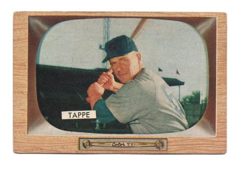 Bowman Baseball Card Elvin Tappe Cincinnati Redlegs Ebay