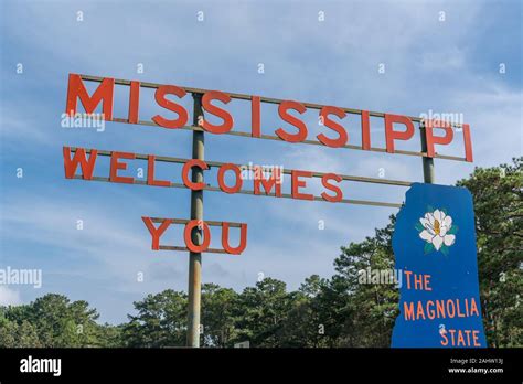 Mississippi State Sign Hi Res Stock Photography And Images Alamy