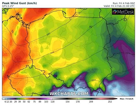 Wiatr Km H Nadci Ga Do Polski Czy Wichura W Weekend Lutego