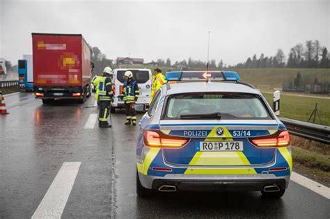 Fotos Unfall Auf Der A Bei Teisendorf Vom Montag M Rz