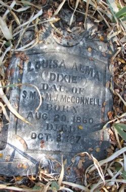 Louisa Alma Mcconnell Memorial Find A Grave