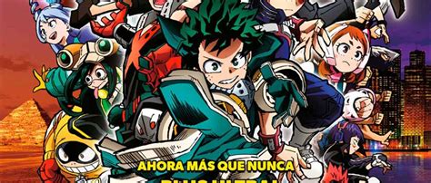 My Hero Academia Misión Mundial de Héroes llegará a cines