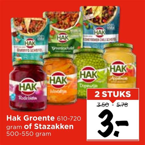 Hak Groente Of Stazakken Aanbieding Bij Vomar Voordeelmarkt