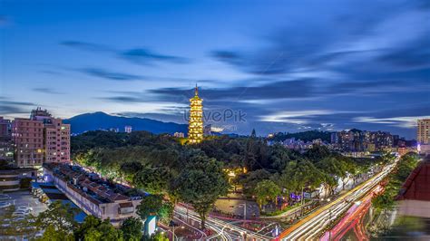 Ancient Pagoda Of Longhua Park Longhua District Shenzhen Picture And Hd