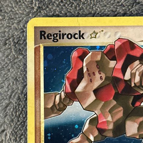 Mavin Pokemon Tcg Card Ex Legend Maker Shining Regirock Gold Star