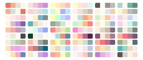 Vector Color Palette Set Design Template 14398517 Vector Art At Vecteezy