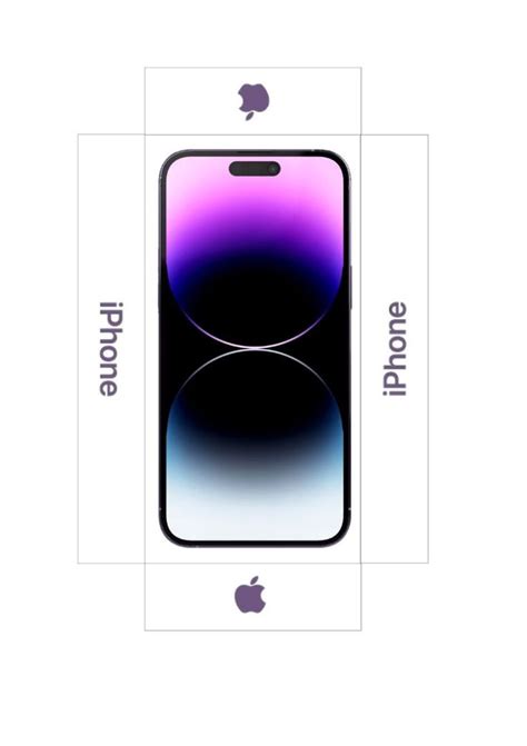 Iphone 14 Pro Max Printable Template