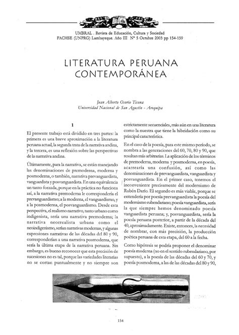 Calaméo Literatura Peruana Contemporanea