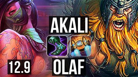 AKALI Vs OLAF TOP 3 5M Mastery 8 Solo Kills Legendary BR