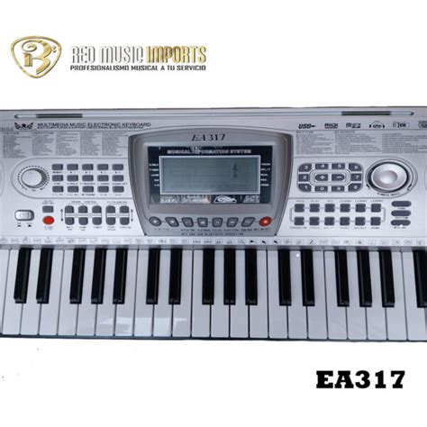 Órgano Electrónico Eagle Ea 317 Usb Sd 61 Teclas 5 Octavas Red Music