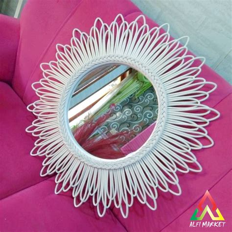 Jual Alfi Cermin Rotan Cermin Cantik Aesthetic Mirror Cermin Hias