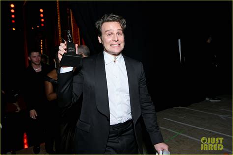 Jonathan Groff Tears Up After Winning First Tony Award Gives Touching