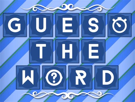 Guess The Word Game Template Web Demo By Violentcrumble