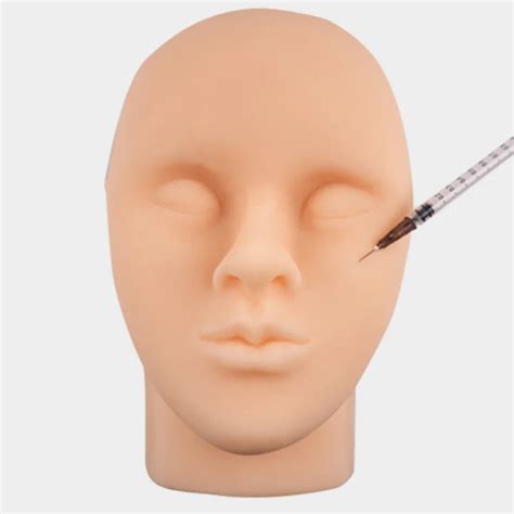 Shrfc Injection Training Mannequin Face Model Silicone Head Facial