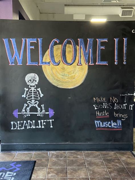 Anytime Fitness Camarillo Chalkboard Anytime Fitness Gym Chalkboard