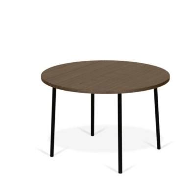 Table Basse Ply Noyer Et Pieds M Tal Noir X Temahome Table