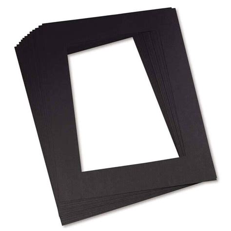 Pacon Pre Cut Mat Frames Black 12 X 18 12 Frames Ebay