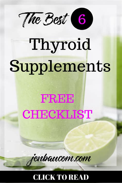 The Best 6 Thyroid Supplements You Need Now Check It Out At Jenbaucom