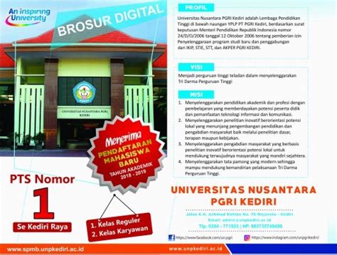 Alur Pendaftaran Mahasiswa Baru Tahun Akademik Unp Kediri