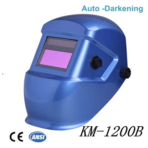 Auto Darkening Welding Helmet Mask Km 1200b For Electric Laser Welding