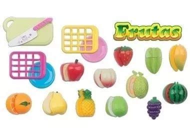 Quitandinha Crec Crec Frutas Super Divertido 8600 Braskit Frete grátis