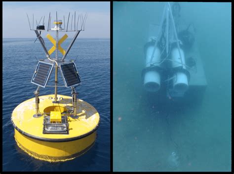 Intmarsis Buoy Left And Intmarsis Ocean Bottom Seismometer Right