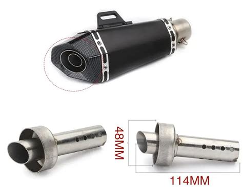 Motorcycle Exhaust Muffler DB Killer Silencer End Catalyst DB Killer