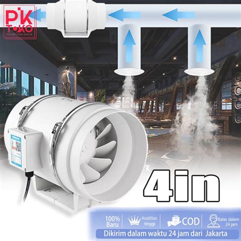 Jual Inch Exhaust Fan Booster Fan Wall Duct Mini Inline Fan Inline