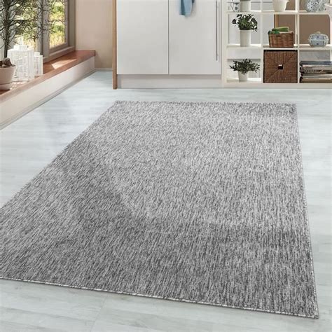 Tapis Salon Moderne Tapis Chambre Tapis Gris Clair 120X170 Cm Tapis