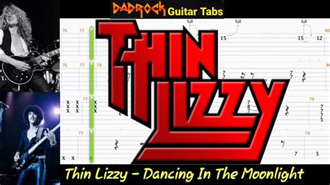 Dancing In The Moonlight Thin Lizzy Guitar Bass Tabs Lesson Youtube