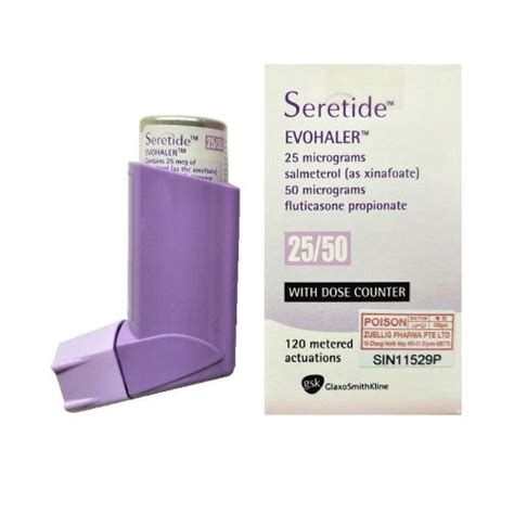 Buy Seretide 25 50mcg Evohaler View Uses Side Effects Price Doctoroncall