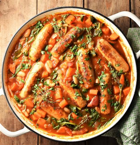 Easy Sausage And Bean Casserole Everyday Healthy Recipes