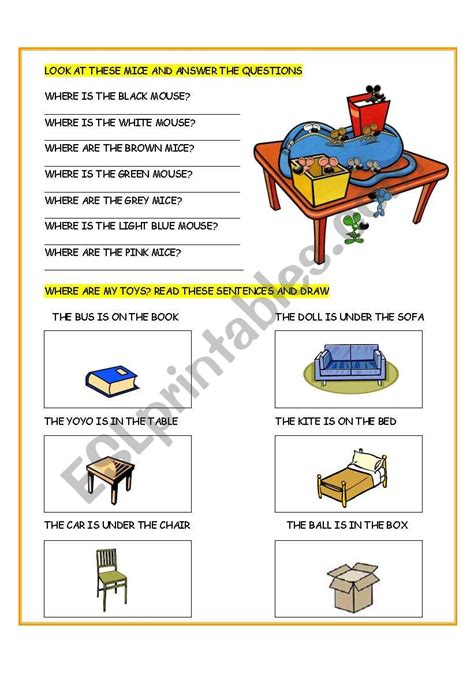 Inonunder Esl Worksheet By Flanci