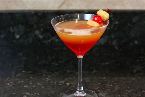 Pineapple Upside Down Cake Martini Recipe Mr B Cooks