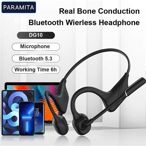 PARAMITA Real Bone Conduction Earphone Wireless Bluetooth Sport