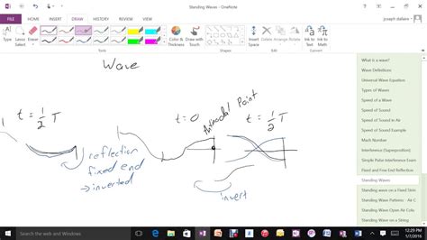 Standing Wave Definition Youtube