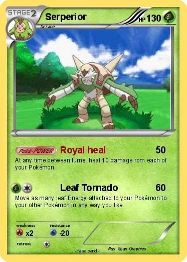 Pok Mon Serperior Royal Heal My Pokemon Card