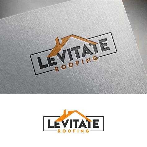 Playful Modern Roofing Logo Design For Levitate Roofing By Jeferson