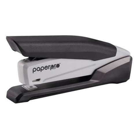 Prodigy Reduced Effort Stapler, Black/Silver | PaperPro