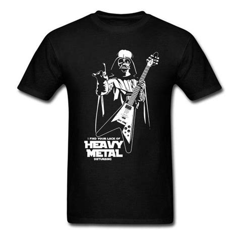 Darth Vader Heavy Metal T Shirts Metal T Shirts Short Sleeve Tee