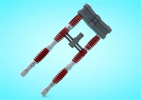 Premium Photo Shock Absorber Isolated Background 3d Render