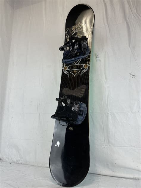 Used K2 Atlas Series Format 158cm Snowboard W Flow Flite 1 Xl Bindings