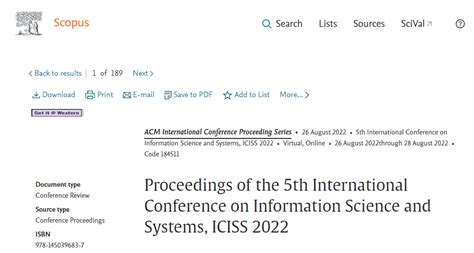 8th Iciss 2025 Information Science And Systems University Of Oxford