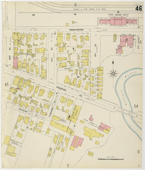 Houston 1896 Sheet 46 Side 1 Of 1 The Portal To Texas History