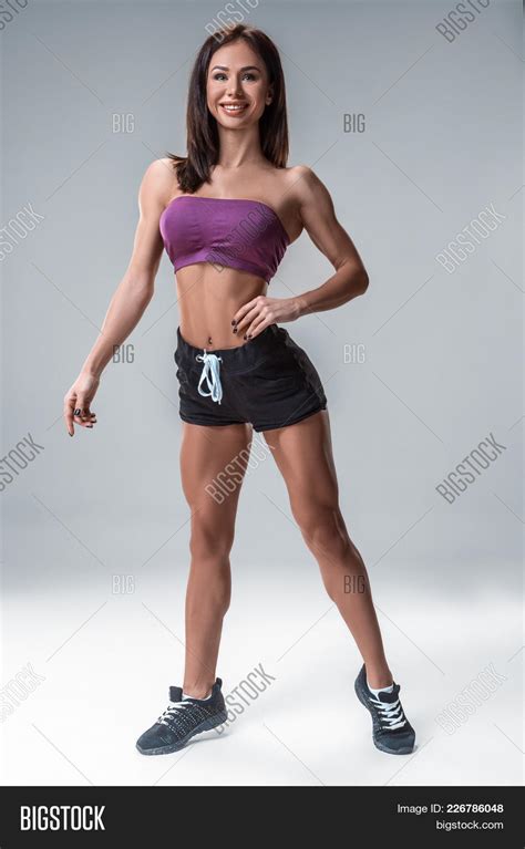 Brunette Sexy Fitness Image Photo Free Trial Bigstock