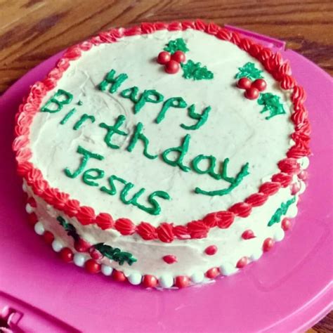 Birthday cake for Jesus at Christmas | Cake, Birthday cake, Desserts