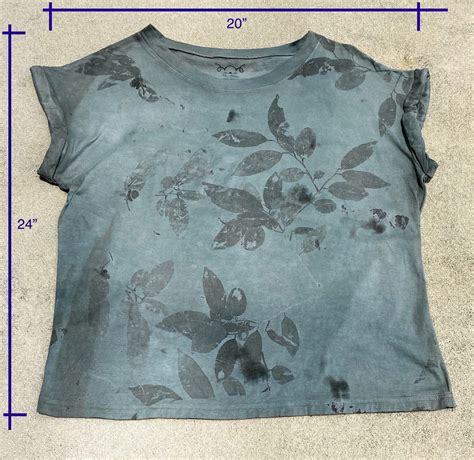 Natural Color Dyed T Shirt Etsy