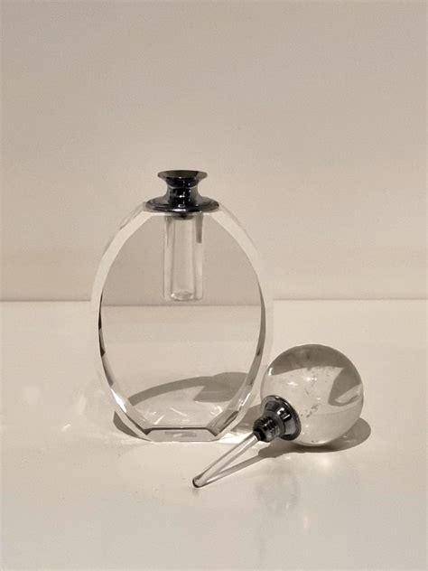 Oval Crystal Perfume Bottle Vintage And Vogue